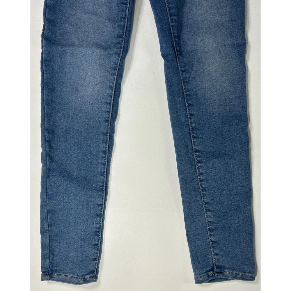 Old‎ Navy Rockstar Jeggings Girls Size 8 High Rise Stretch Blue Built In Tough